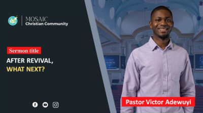 After Revival, What Next?